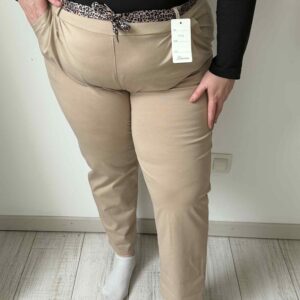 Pantalon ceinture léopard