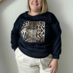 Sweat imprimé sauvage