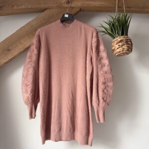 Tunique pull matière cosy