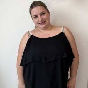 Débardeur léger - bretelles en cordes avec fils dorés