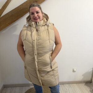 Doudoune longue sans manche